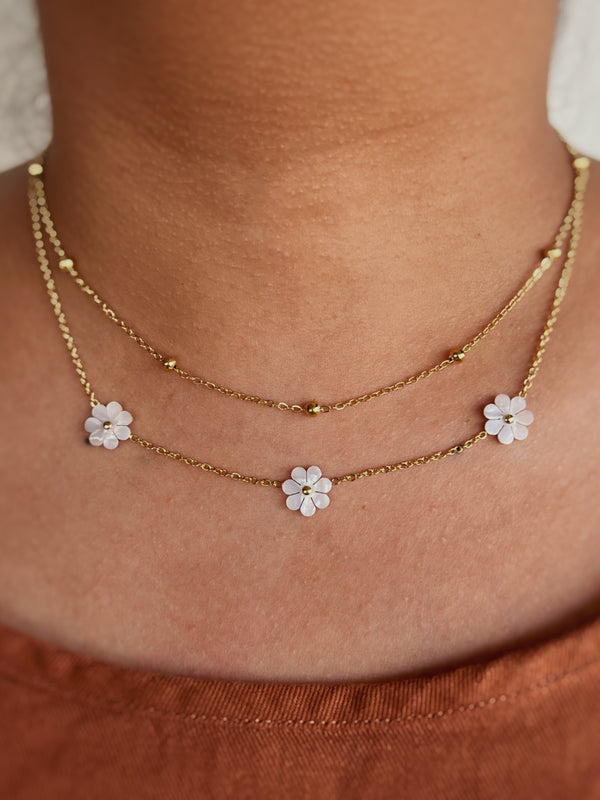 Daisy Layered Necklace